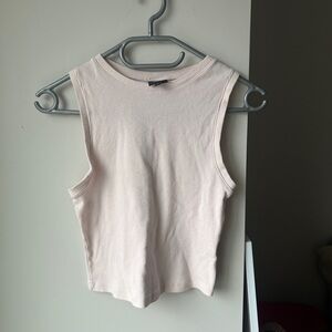 💜3 for $15💜 No boundaries pink ribbed top Medium